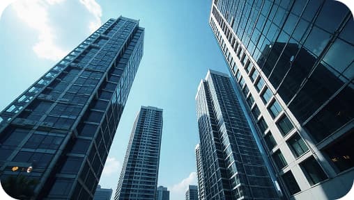 Пейзаж с зданиями